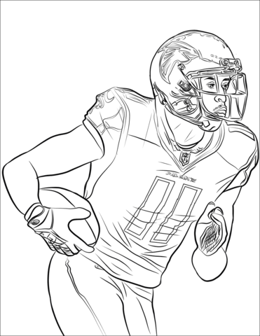 Julio Jones Coloring Page